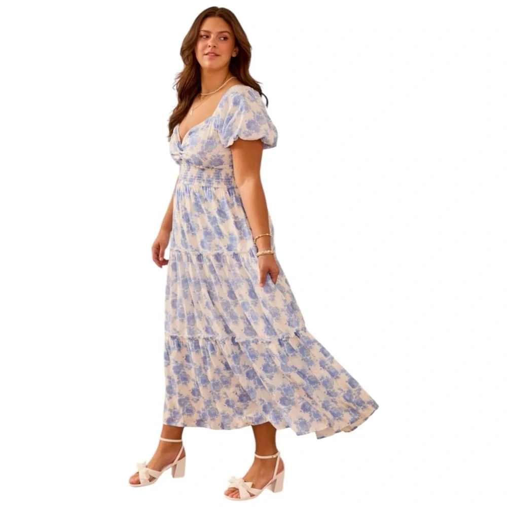 Arula Nadine Floral Maxi Dress NWT